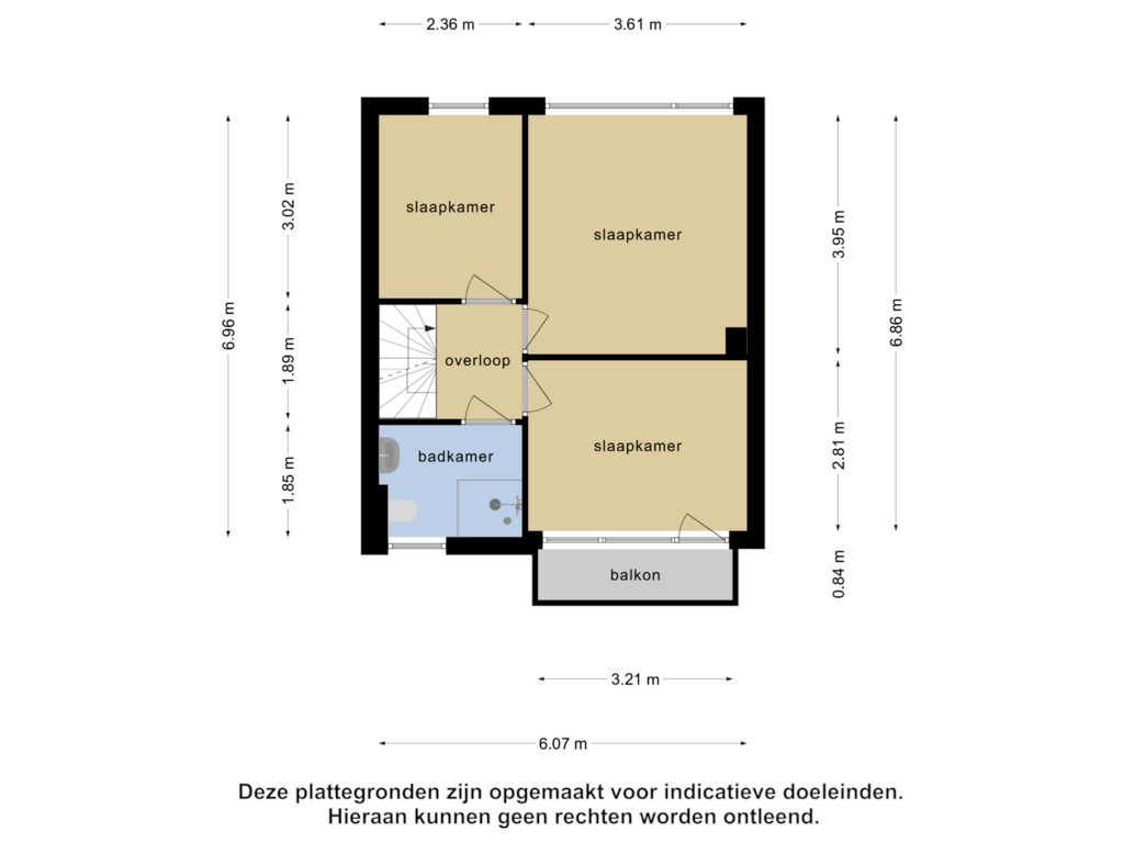 Bekijk plattegrond van 1e verdieping van Witherenstraat 20