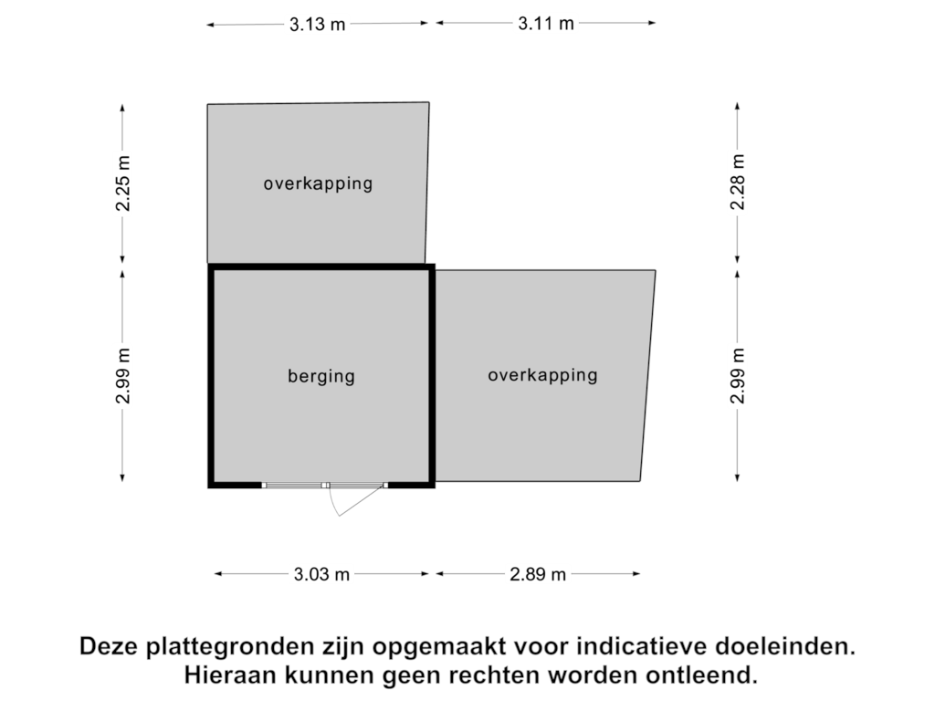 Bekijk plattegrond van berging van Witherenstraat 20