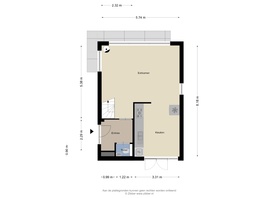 View floorplan of Begane Grond of Zenegroen 2