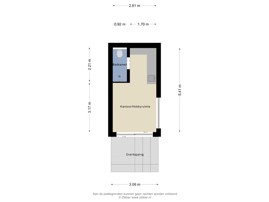 View floorplan of Bijgebouw of Zenegroen 2