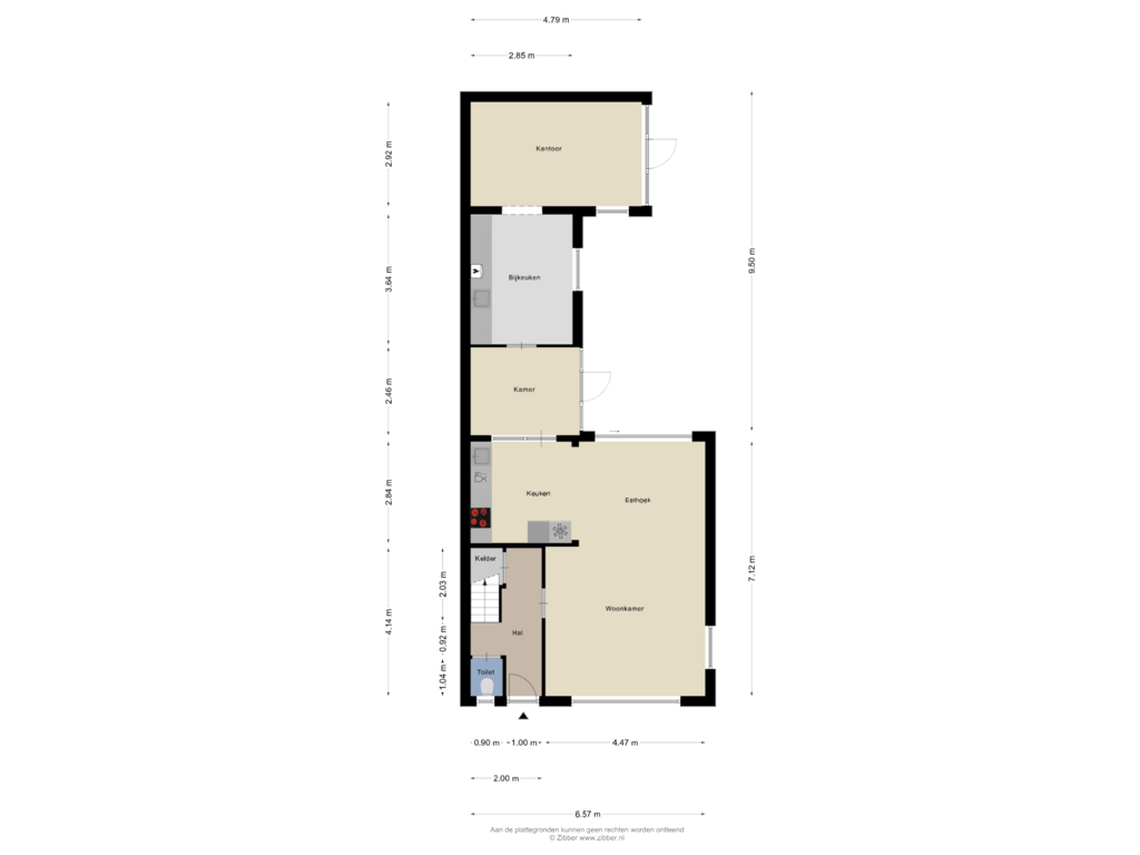 Bekijk plattegrond van Begane Grond van Laurentiusstraat 26