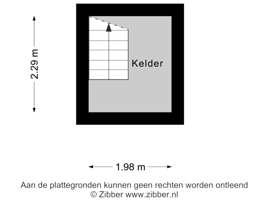 Bekijk plattegrond van Kelder van Laurentiusstraat 26