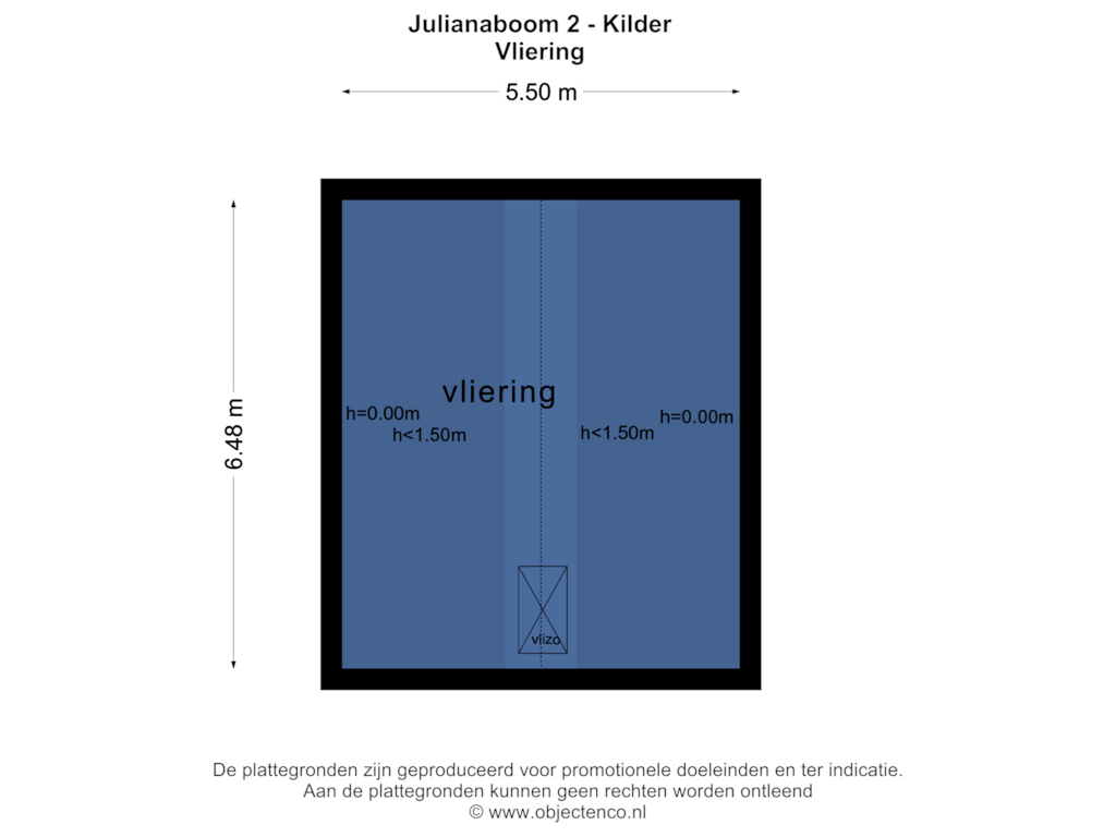 Bekijk plattegrond van Vliering van Julianaboom 2