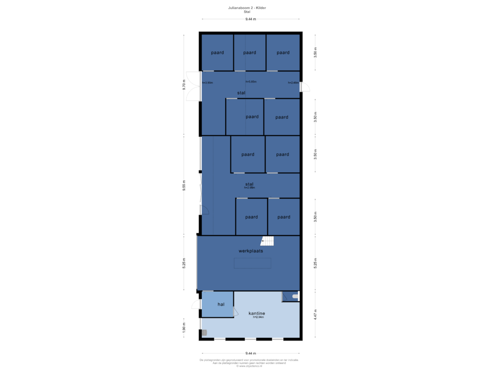 Bekijk plattegrond van Stal van Julianaboom 2