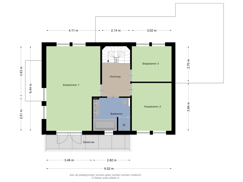 Bekijk plattegrond van Eerste verdieping van Dominee Van Ingenstraat 4