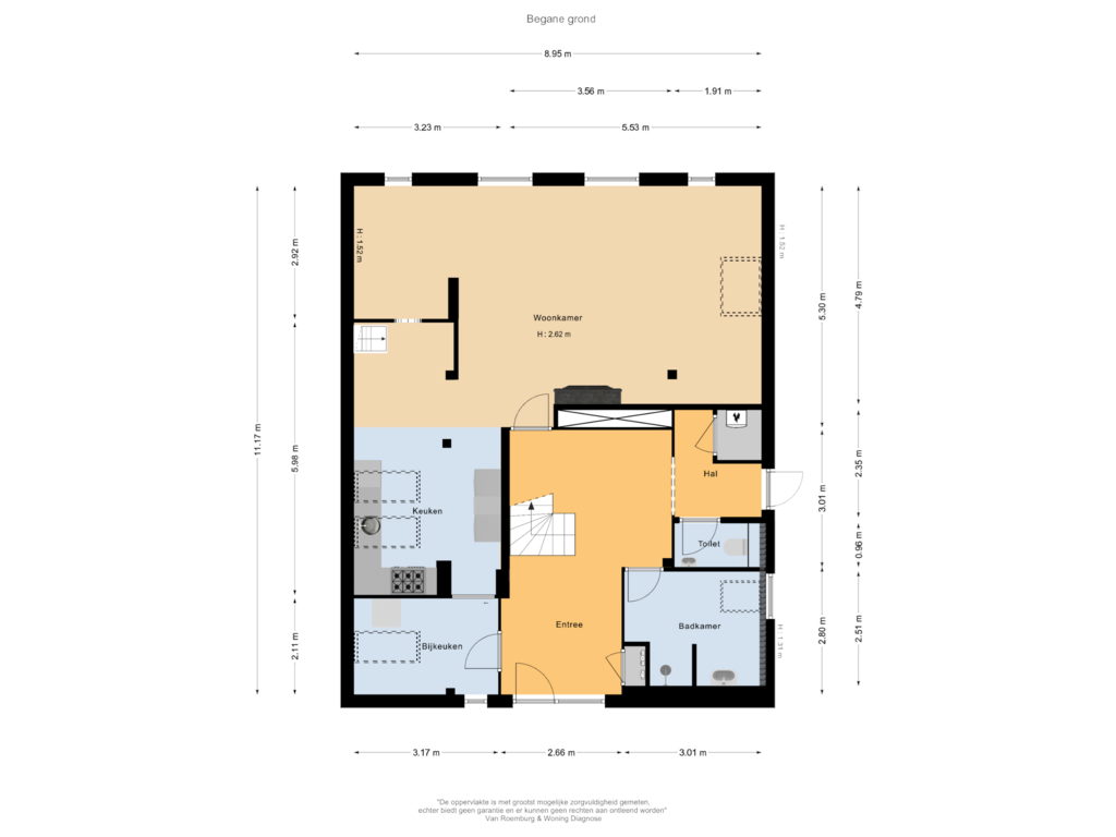 Bekijk plattegrond van Begane grond van Sprielderweg 206