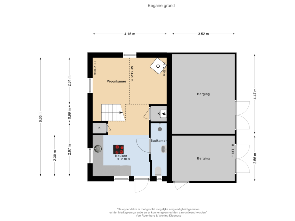 Bekijk plattegrond van Bijgebouw BG van Sprielderweg 206