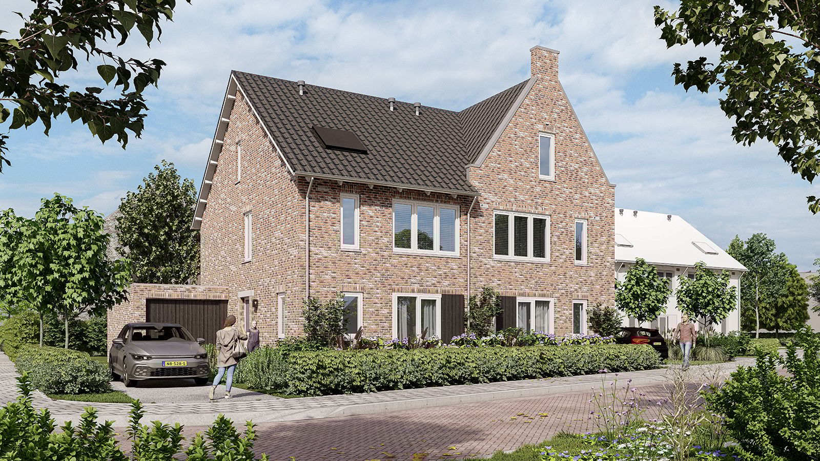 Twee-onder-een-kapwoning (Bouwnr. 23)