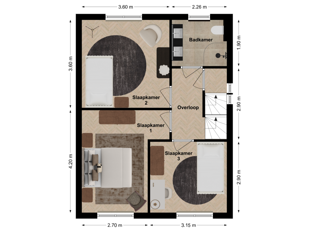 Bekijk plattegrond van Floor 1 van Kerkstraat 17