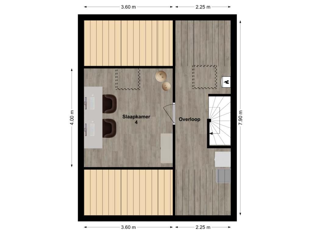 Bekijk plattegrond van Floor 2 van Kerkstraat 17