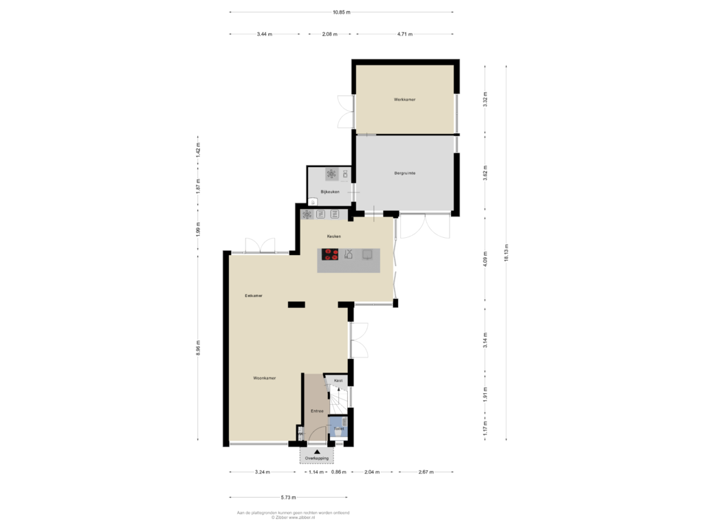 Bekijk plattegrond van Begane Grond van Pieter Kramerstraat 46