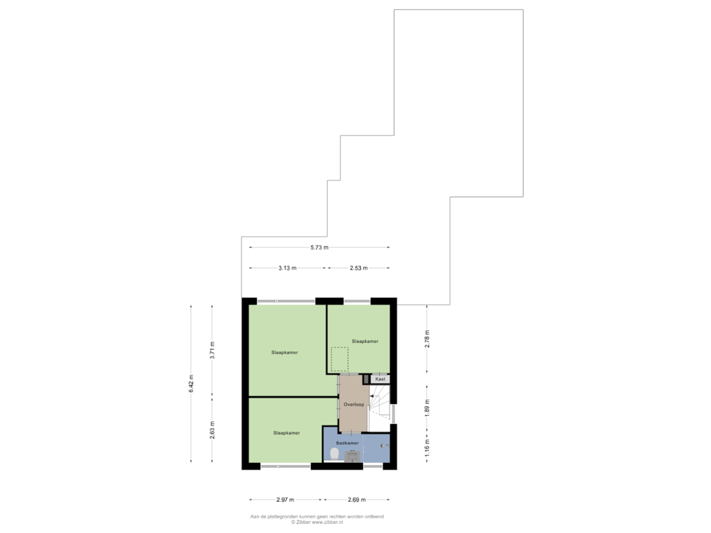 Bekijk plattegrond van Eerste Verdieping van Pieter Kramerstraat 46