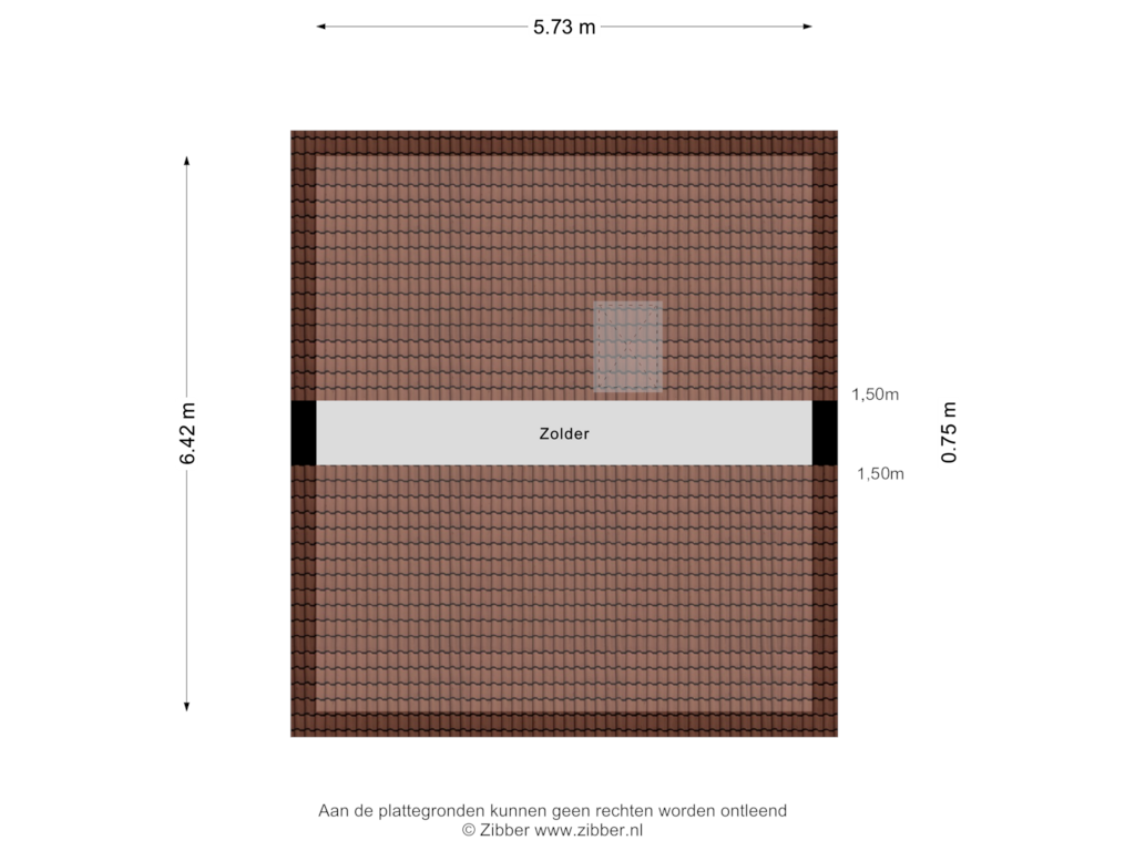 Bekijk plattegrond van Zolder van Pieter Kramerstraat 46