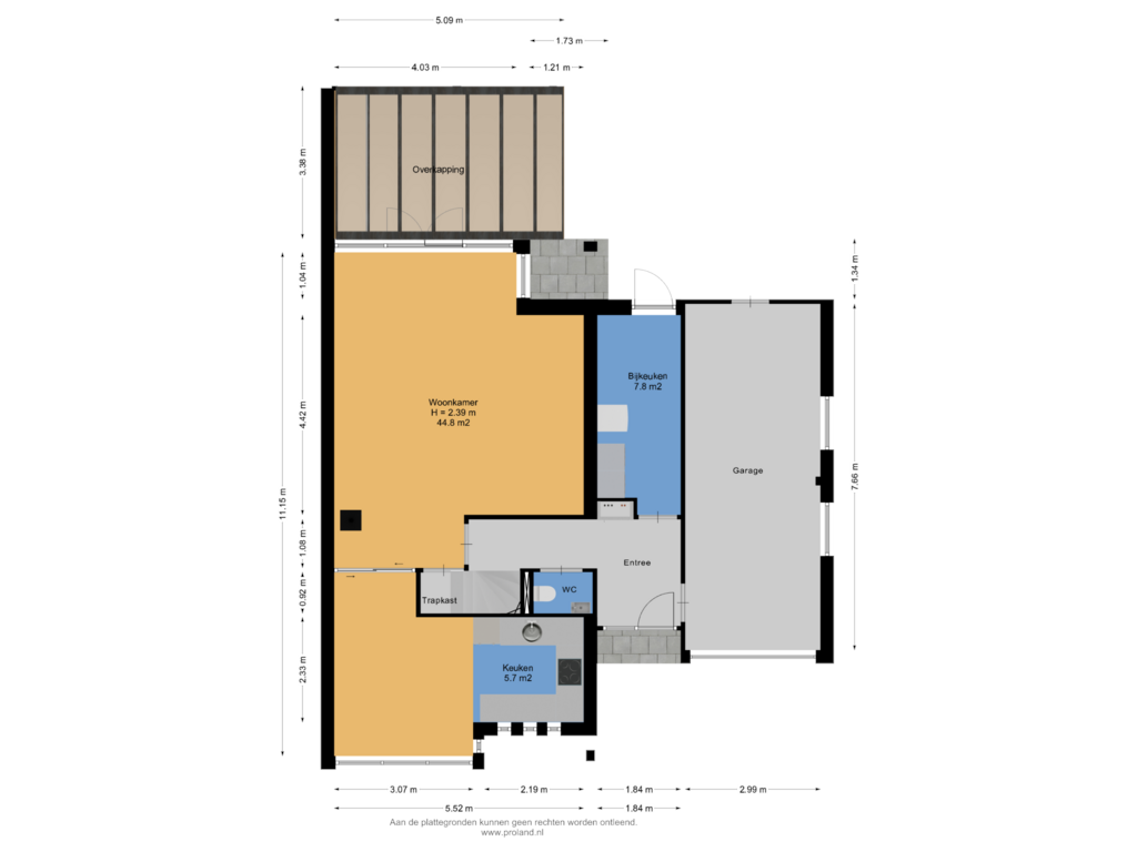 View floorplan of Begane Grond of Amethistdreef 30