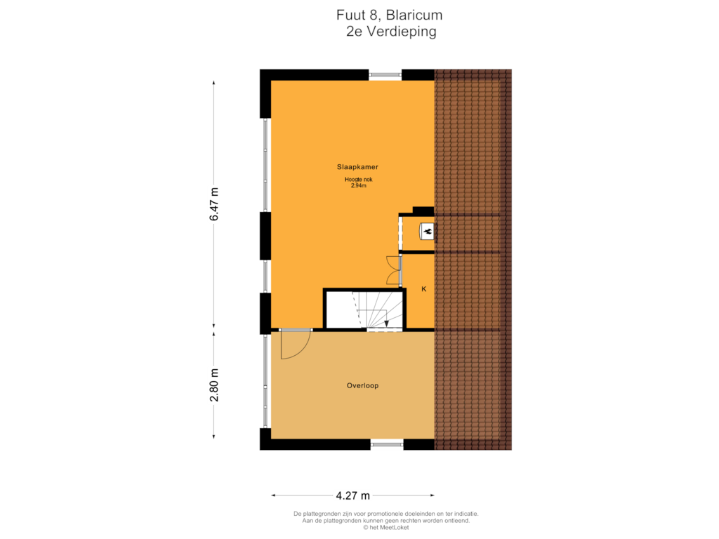 Bekijk plattegrond van 2e Verdieping van Fuut 8