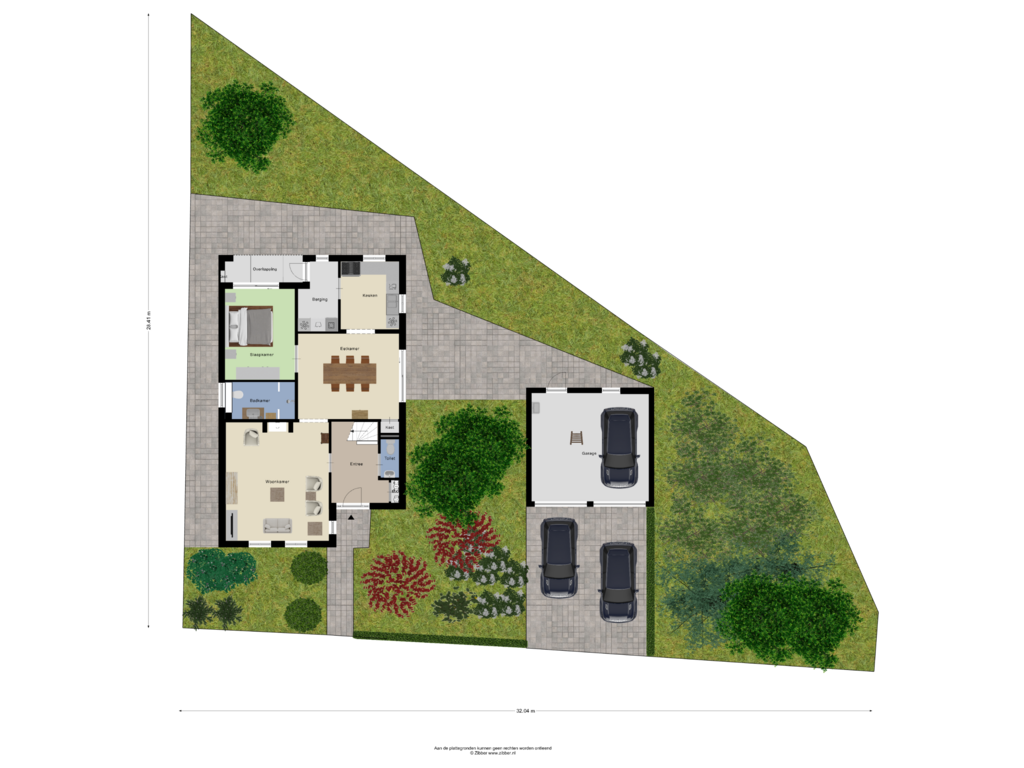 View floorplan of Begane grond_tuin of Klappermanstraat 21