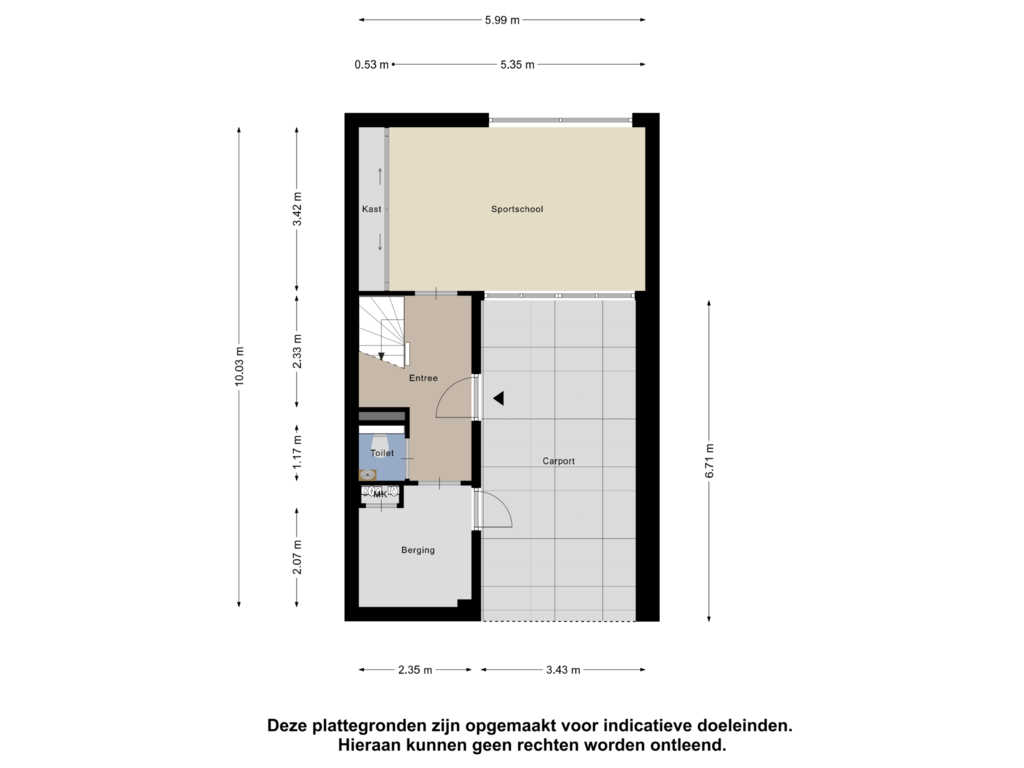 Bekijk plattegrond van Begane grond van Peursumstraat 71