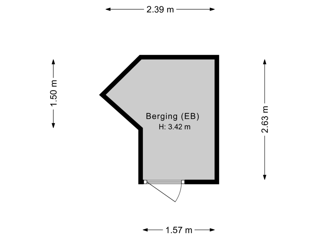 Bekijk plattegrond van Berging van Ponte di Rialto 2