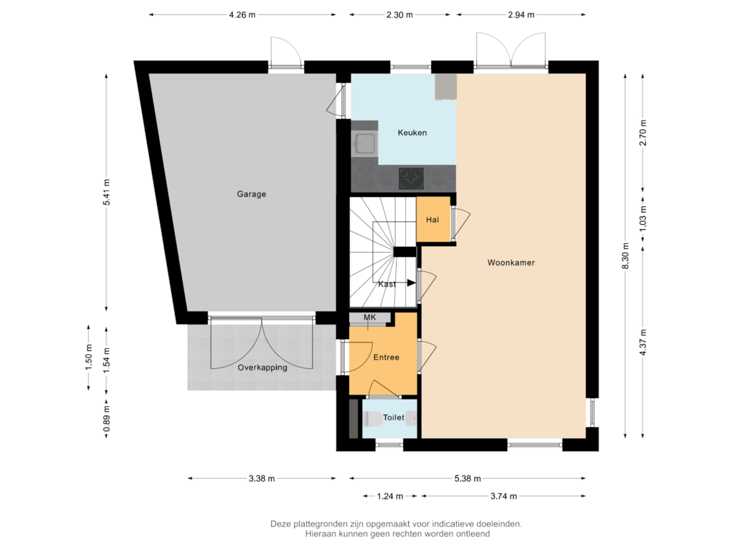 Bekijk plattegrond van Begane grond van Vliespas 24