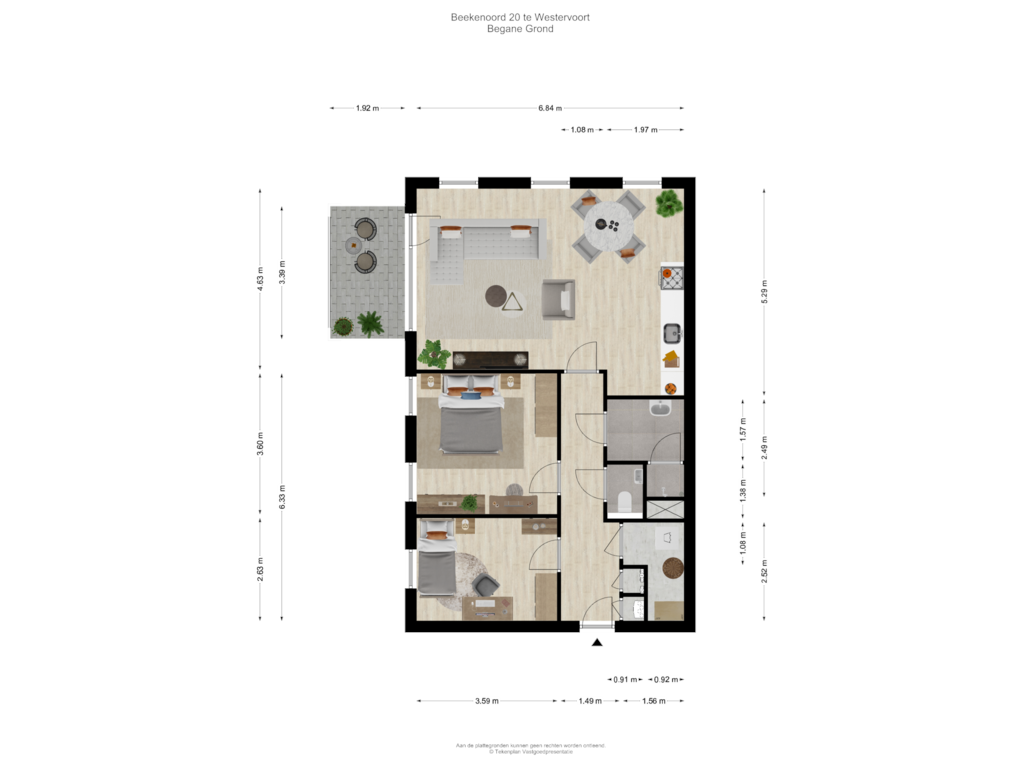 View floorplan of Begane Grond of Beekenoord 20