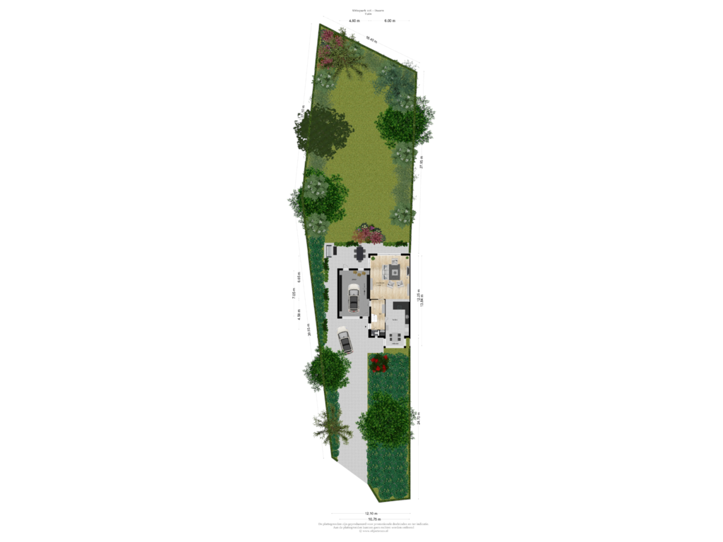 View floorplan of Tuin of Sitiopark 11-E