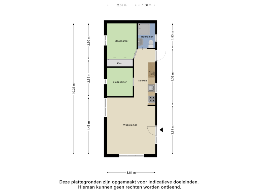 Bekijk plattegrond van Begane Grond van Schoneveld 1-G150