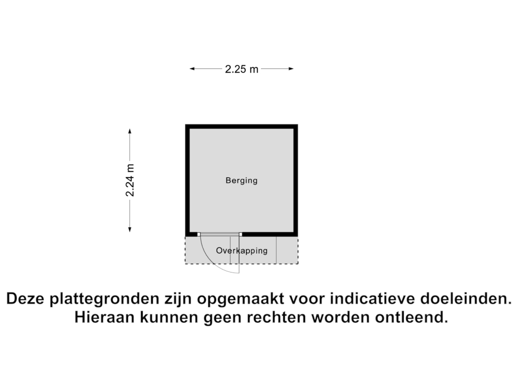 Bekijk plattegrond van Berging van Schoneveld 1-G150