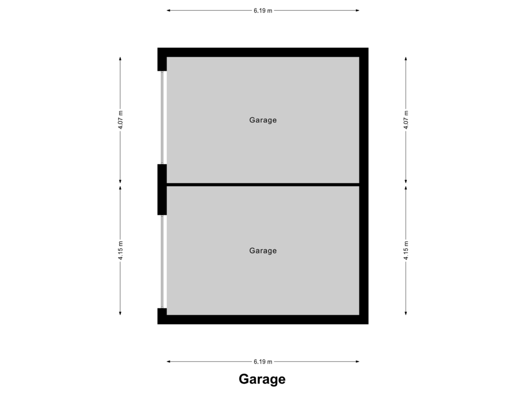 Bekijk plattegrond van Garage van Van Berlostraat 24