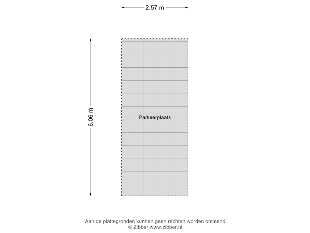 View floorplan of Parkeerplaats of Christofoor 312