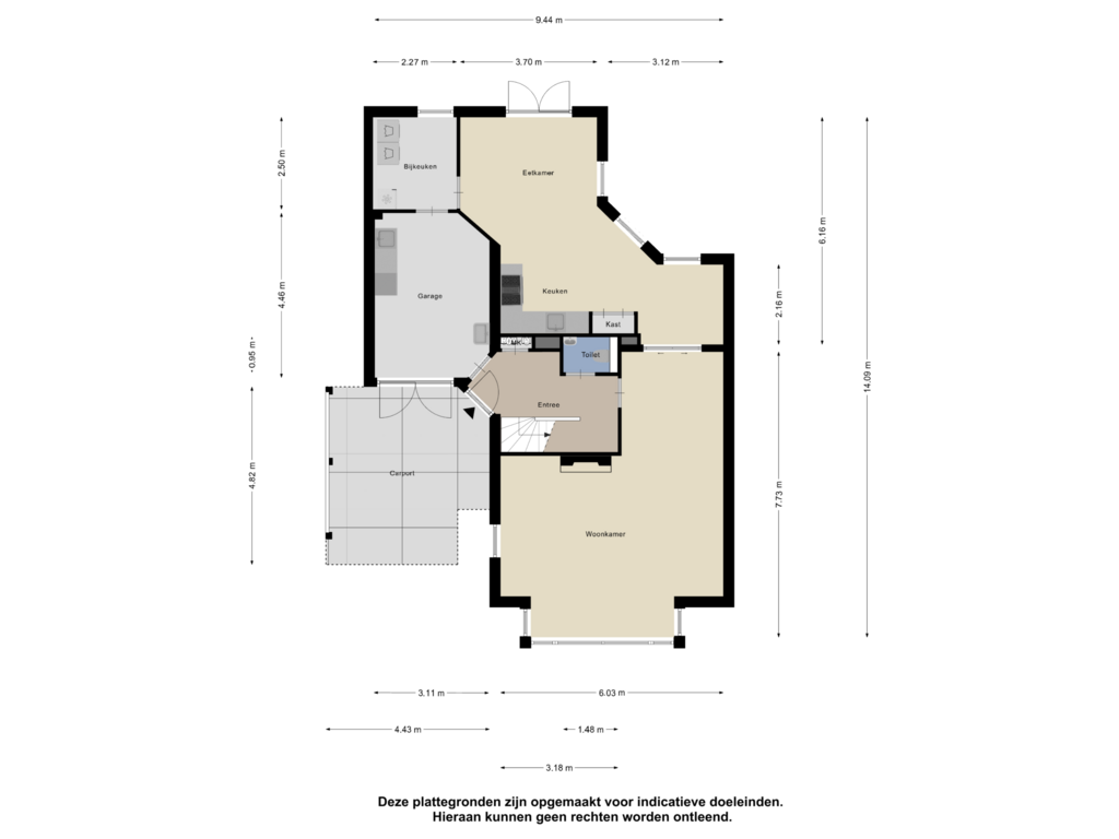 Bekijk plattegrond van Begane Grond van Kluisstraat 37