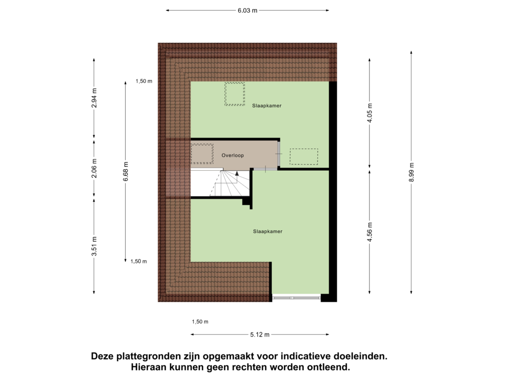 Bekijk plattegrond van Tweede Verdieping van Kluisstraat 37