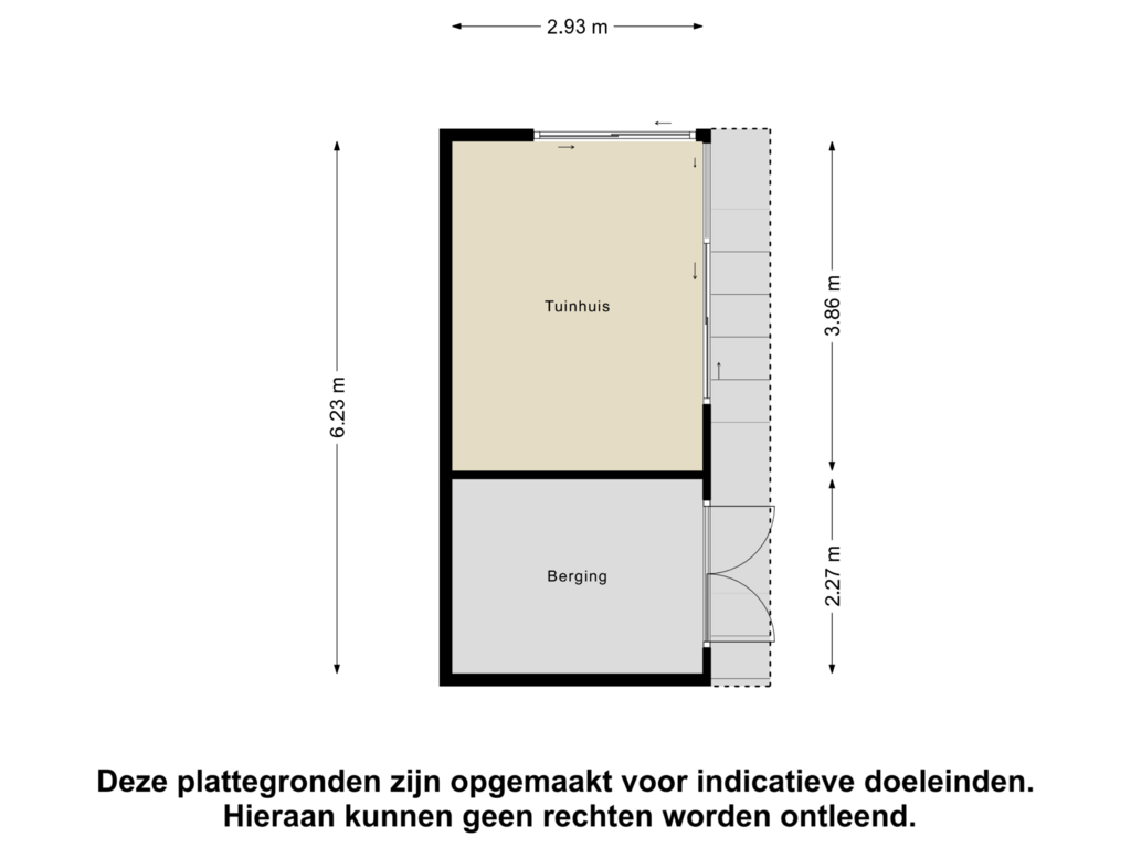 Bekijk plattegrond van Tuinhuis van Kluisstraat 37