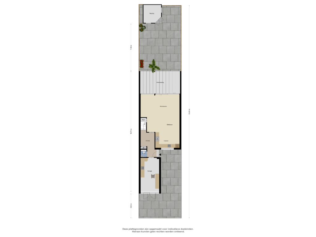 View floorplan of Begane Grond_Tuin of Standerdmolen 99