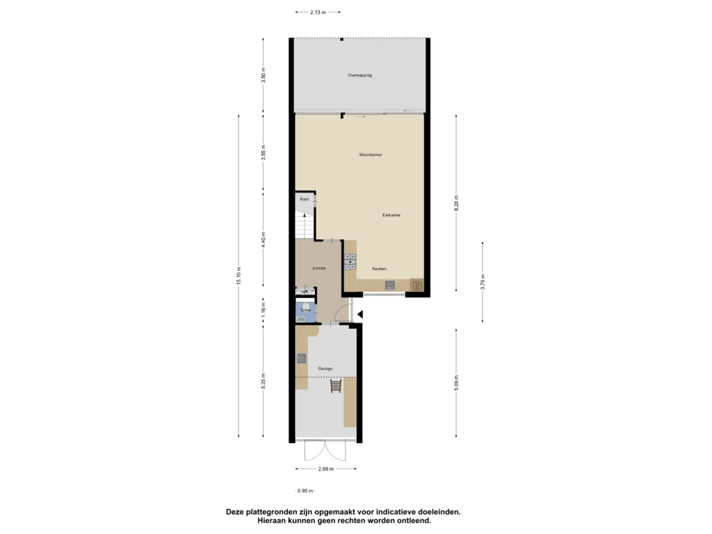 View floorplan of Begane Grond of Standerdmolen 99