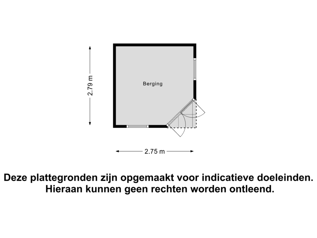 View floorplan of Berging of Standerdmolen 99