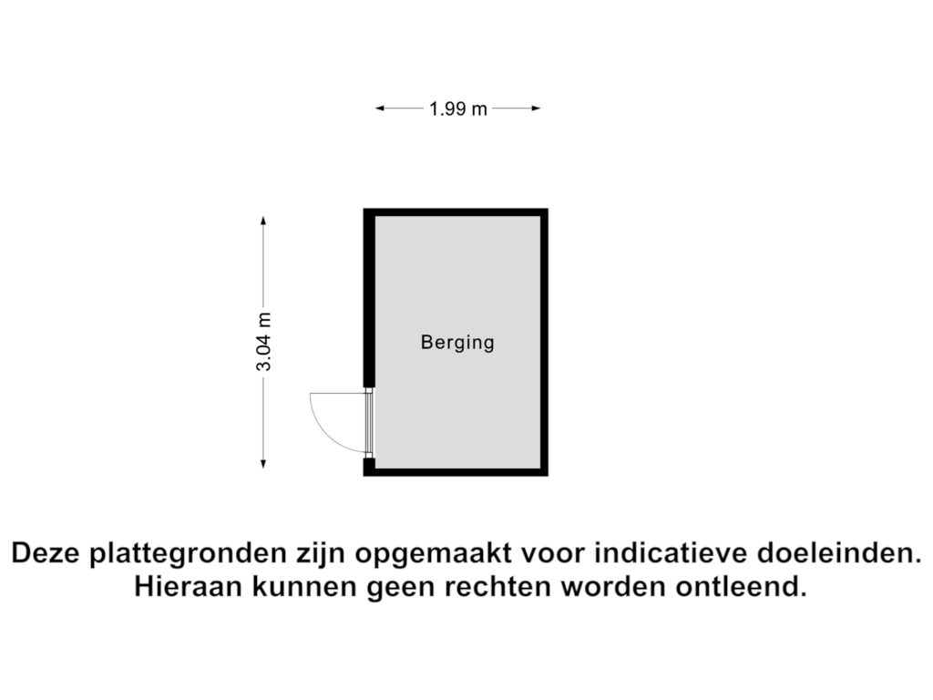 Bekijk plattegrond van Berging van Van Eedenstraat 27