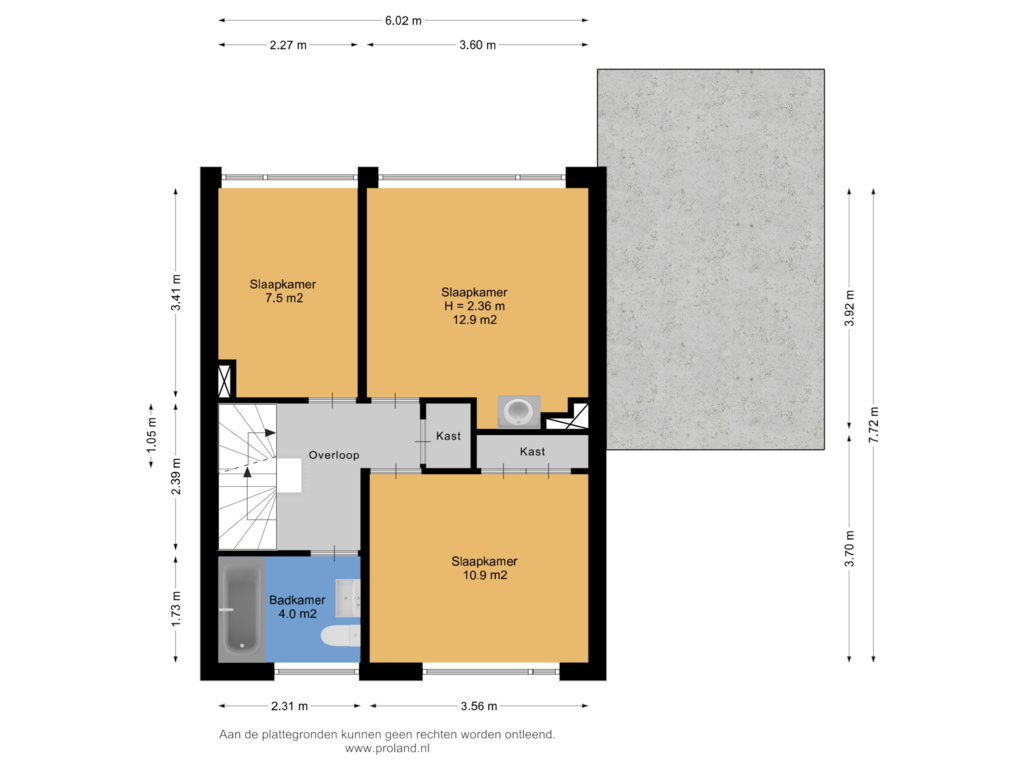 Bekijk plattegrond van 1e Verdieping van Magnesiumlaan 41