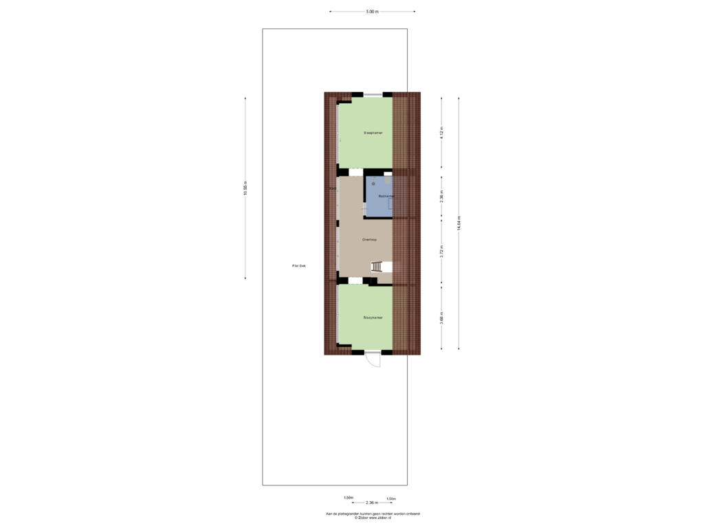 Bekijk plattegrond van Eerste Verdieping van Rijkebuurtweg 2