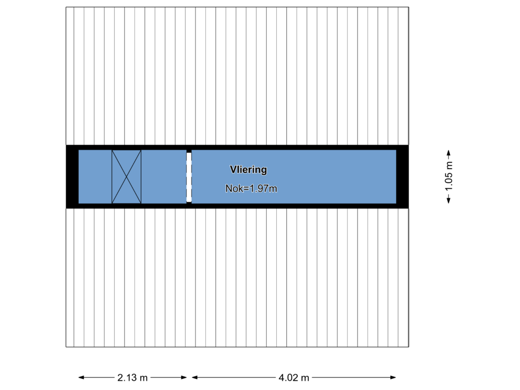 View floorplan of Floor 2 of C. Evertsenstraat 43