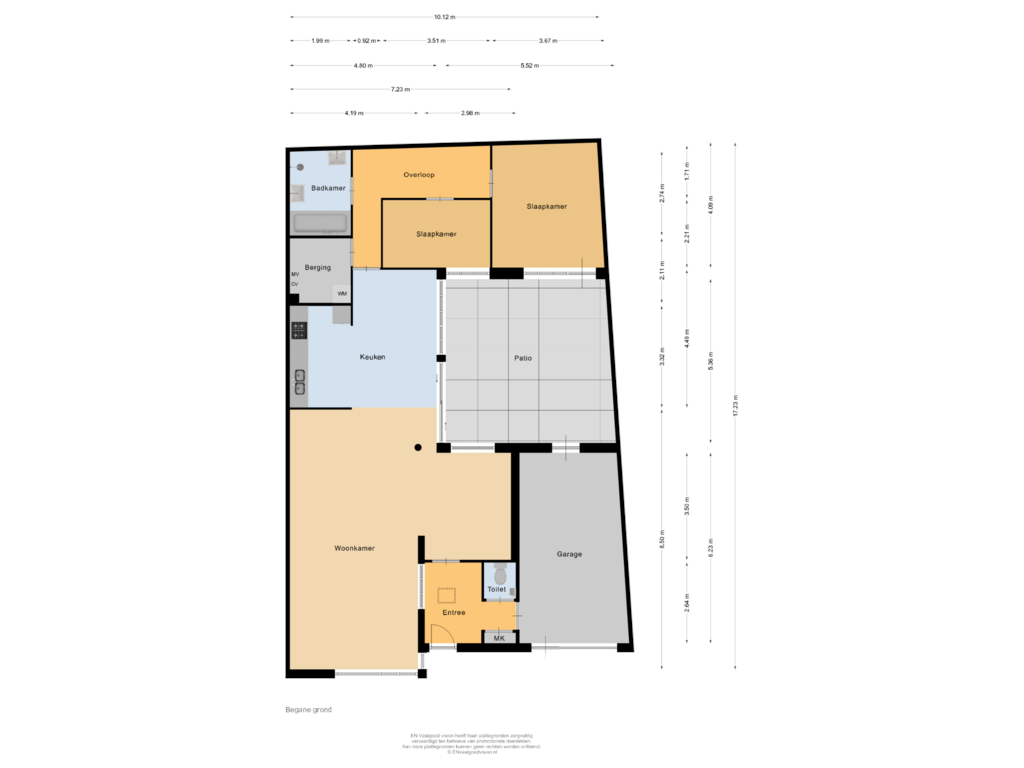 Bekijk plattegrond van Begane grond van Ringmus 64