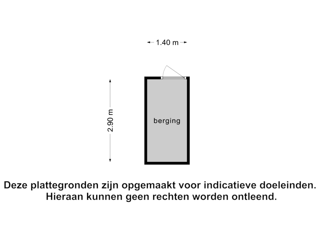 Bekijk plattegrond van Berging van Noordplein 24