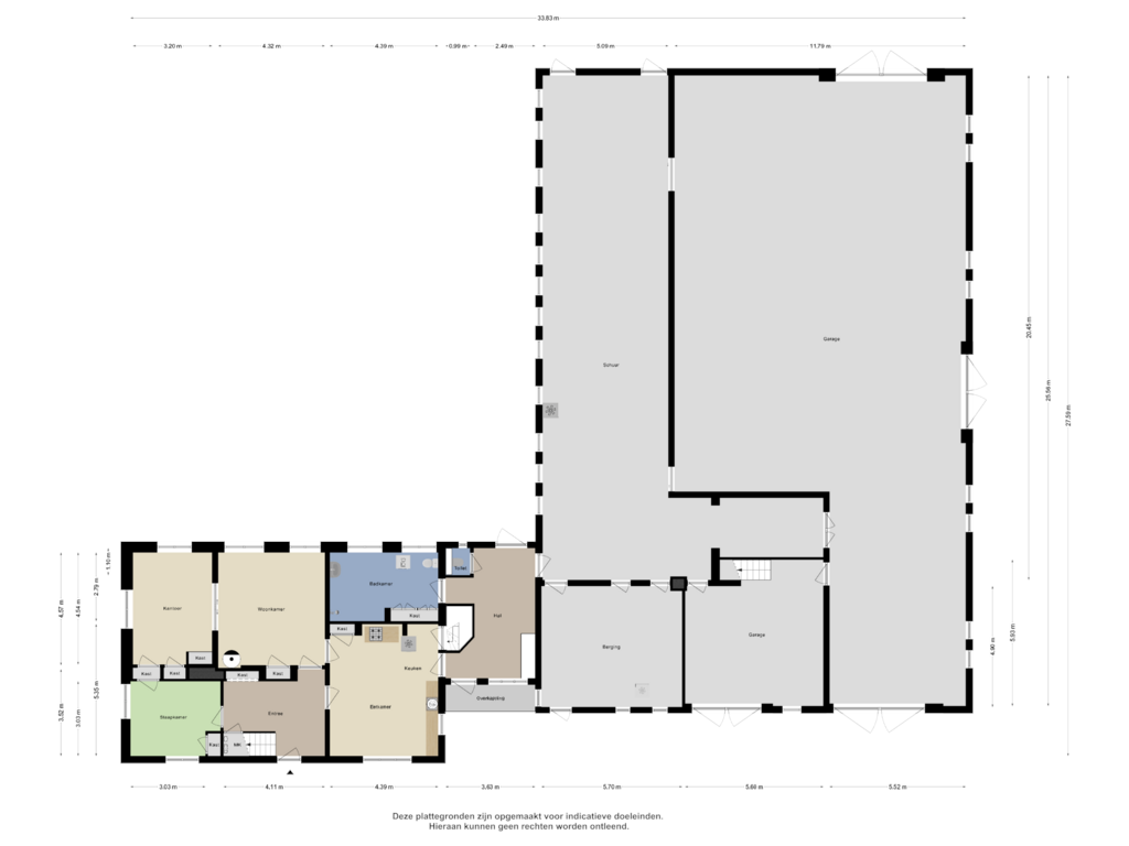 View floorplan of Begane Grond of Valkseweg 33