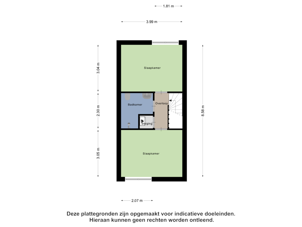 Bekijk plattegrond van Eerste Verdieping van Schoutstraat 77