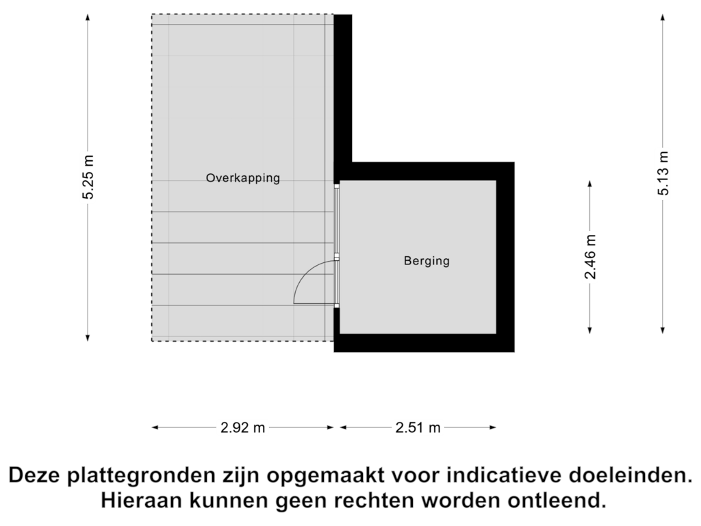 Bekijk plattegrond van Berging van Schoutstraat 77