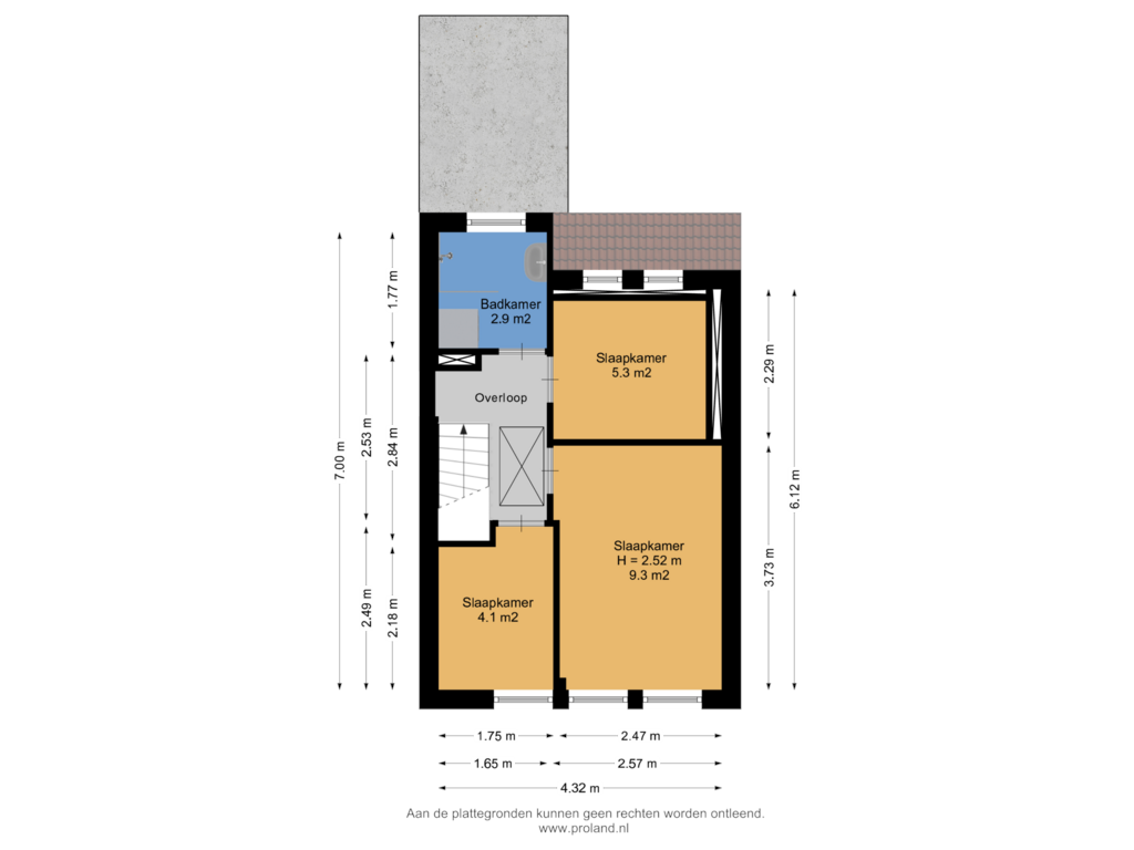 Bekijk plattegrond van 1e Verdieping van Korenbloemstraat 26