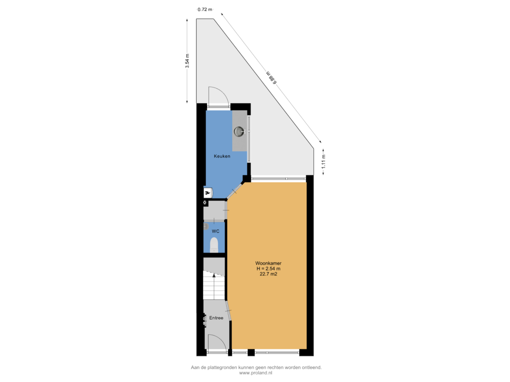 Bekijk plattegrond van Begane Grond Met Tuin van Korenbloemstraat 26