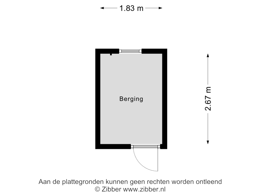 Bekijk plattegrond van Berging van Pastoor van Akenstraat 64