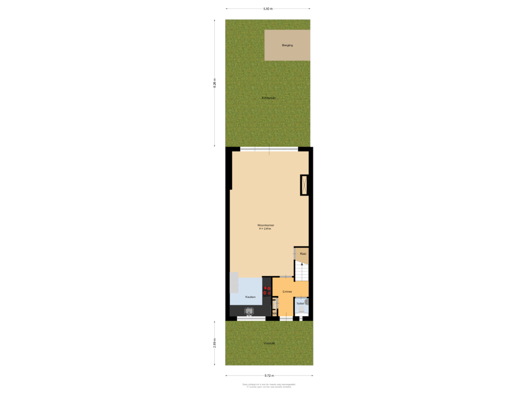 View floorplan of Situatie of Mendeldreef 271