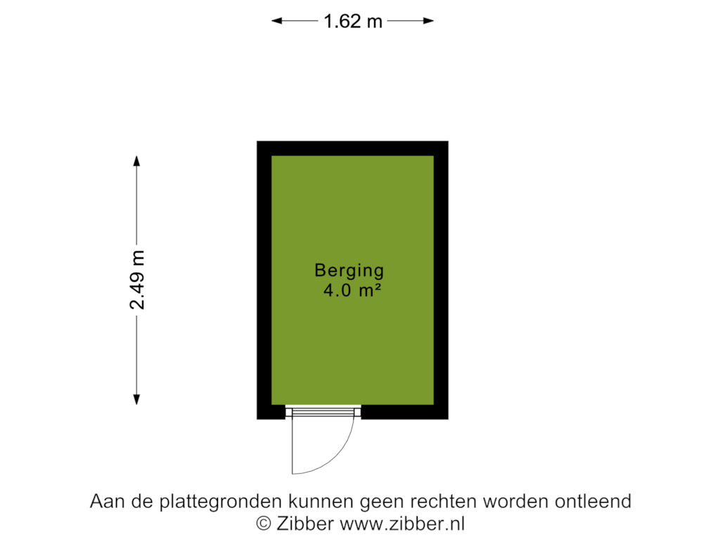 Bekijk plattegrond van Berging van Utrechtseweg 123