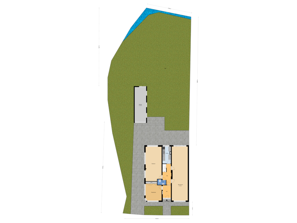 View floorplan of Situatie of Plaswijcklaan 43